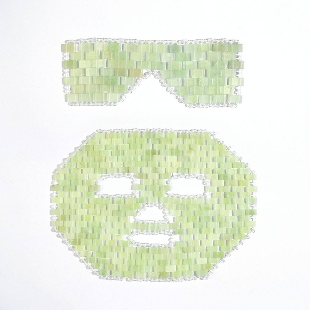 Natural Stone Xiu Jade Eye Mas - Luxury Skincare Tools review and price