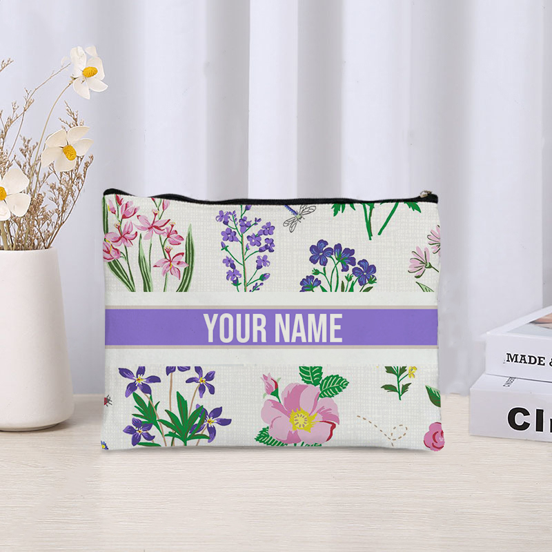 Custom Makeup Bag Trendy Canva - Luxury Skincare And Makeup Brands review and price