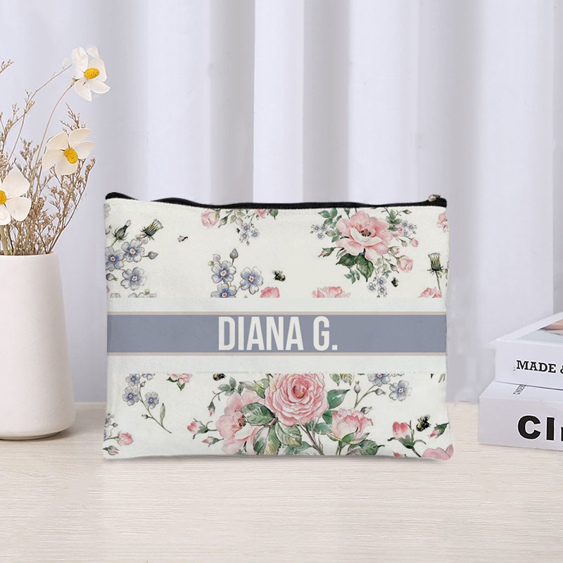 Custom Makeup Bag Trendy Canva - Luxury Skincare And Makeup Brands review and price