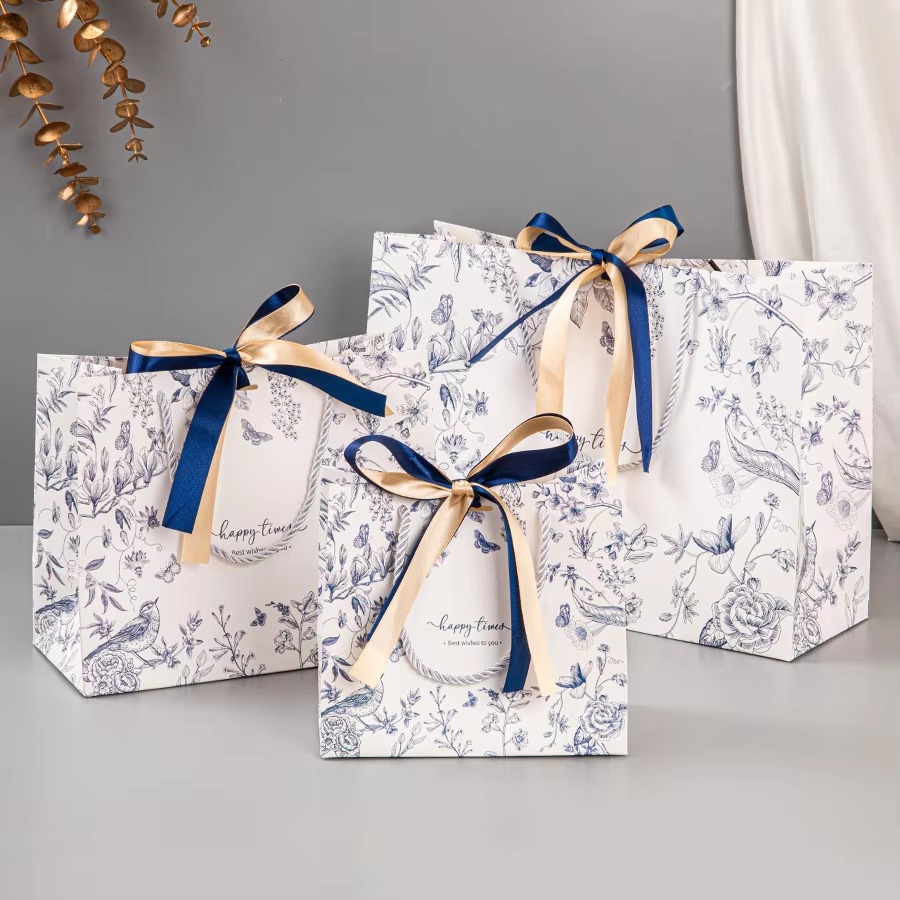 10Pcs Floral Print Paper Gift  - Luxury Skincare Packaging review and price