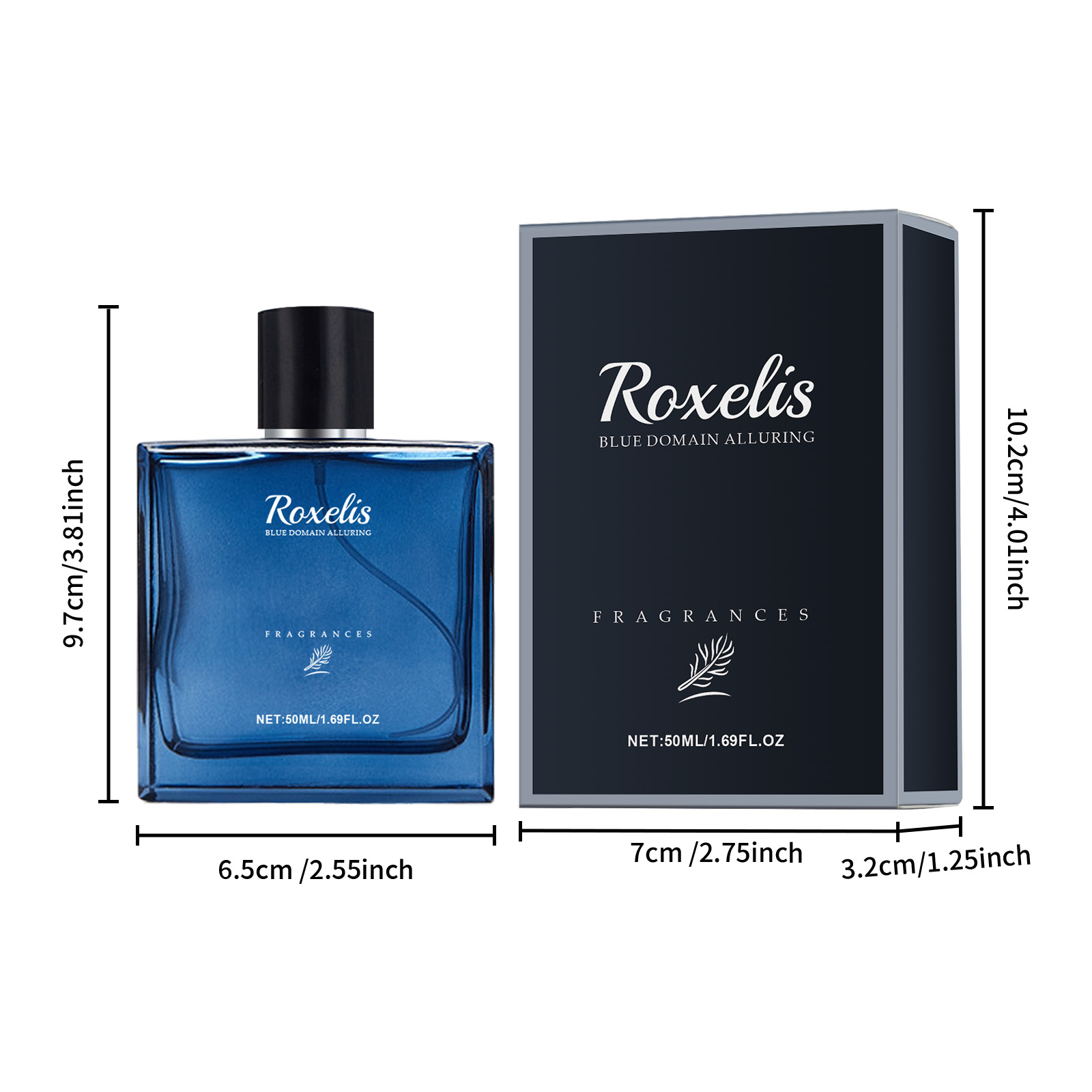 Roxelis Blue City Cologne Eau  - Luxury Skincare Shop review and price